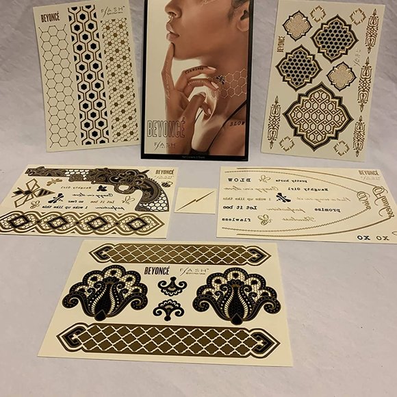 Flash Tattoos Beyonce Authentic Temporary Tattoos - Picture 6 of 6